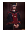 Dr. James Hardy in baccalaureate attire